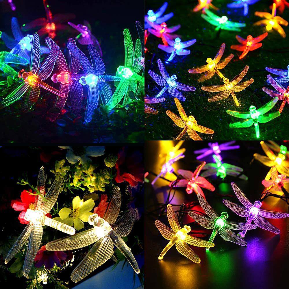 Vibrant Outdoor Solar String Garden Lights