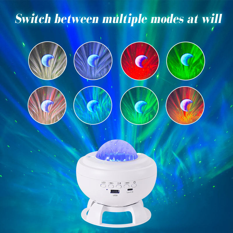 Colorful Starry Night Table Lamp