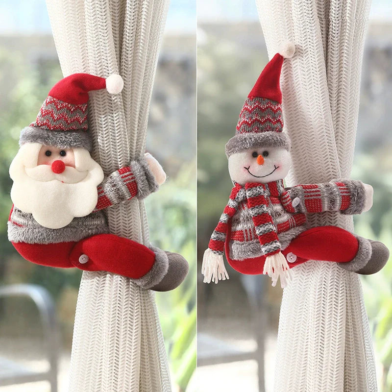 Bright Festive Santa Figure Decor