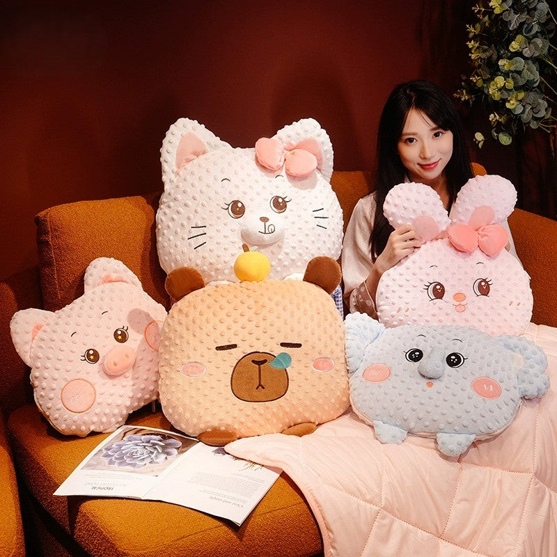 Cozy Plush Cartoon Throw Blanket