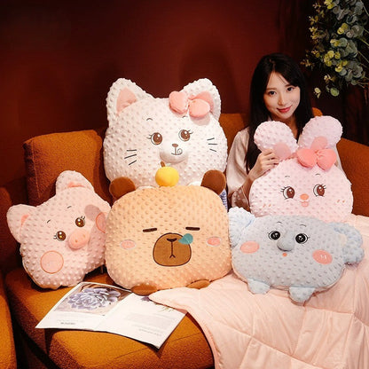 Cozy Plush Cartoon Throw Blanket