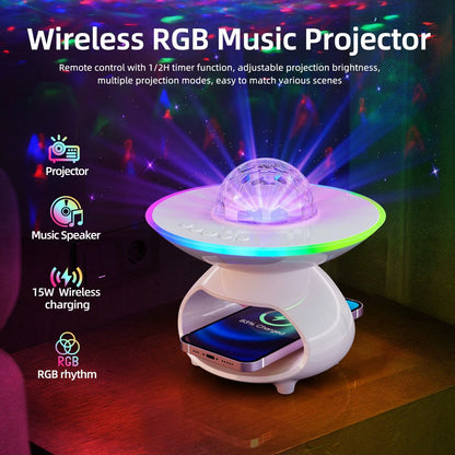 Bright Wireless Charging Desk Lamp with Night Light