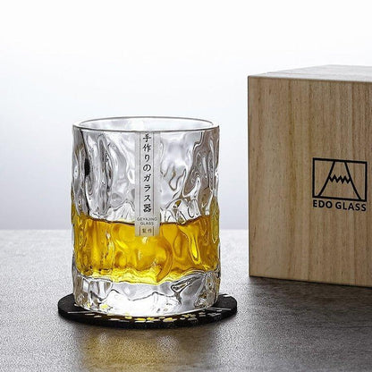 Luxury Cut Crystal Whisky Glass Set