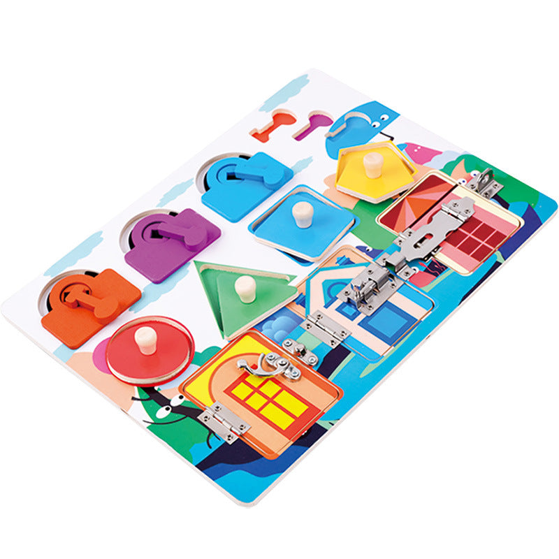 Educational Wood Brain Teaser Board - Luxicro