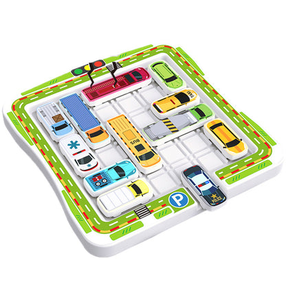 Fun Brain Teaser Car Parking Puzzle Toy for Kids