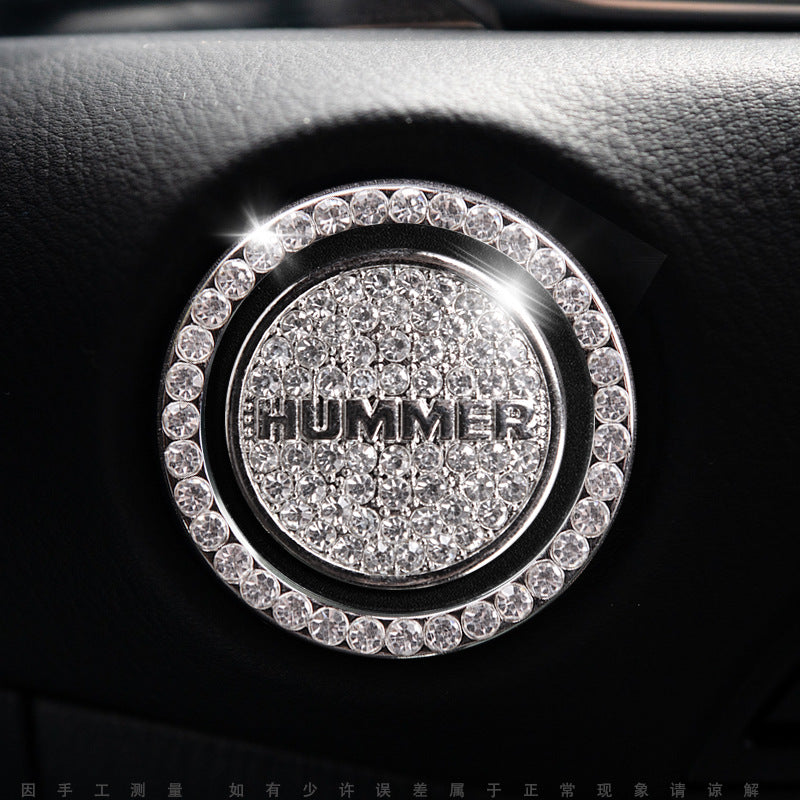 Sparkly Car Key Start Button Cover Ring