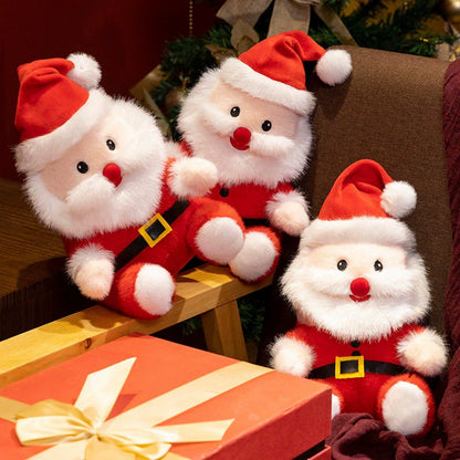 Fun Christmas Santa Soft Toy Figure - Luxicro