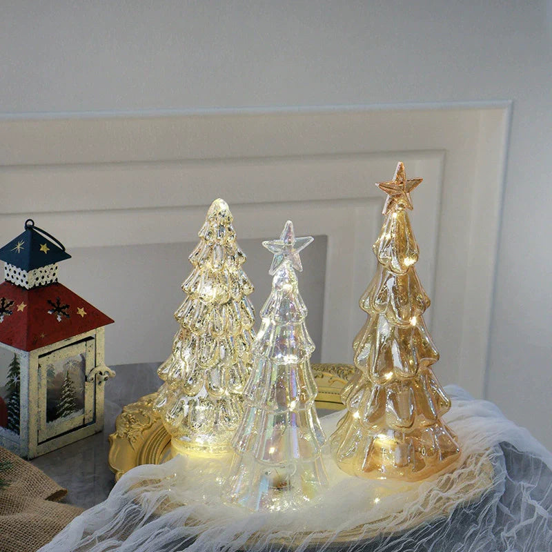 Tiny Glittering Christmas Tree Ornament