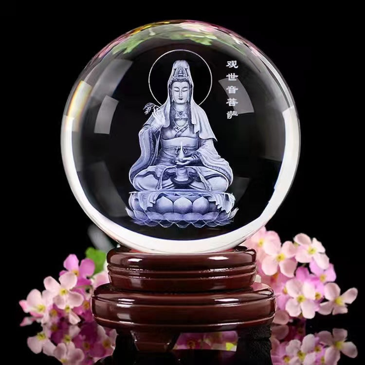 Shining Crystal Orb Decoration