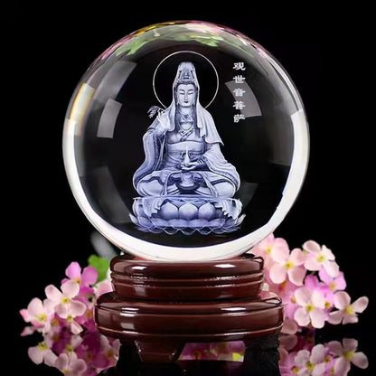 Shining Crystal Orb Decoration