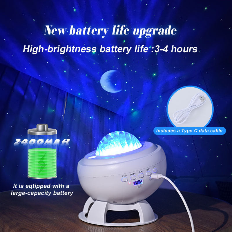 Colorful Starry Night Table Lamp