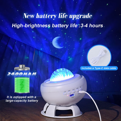 Colorful Starry Night Table Lamp
