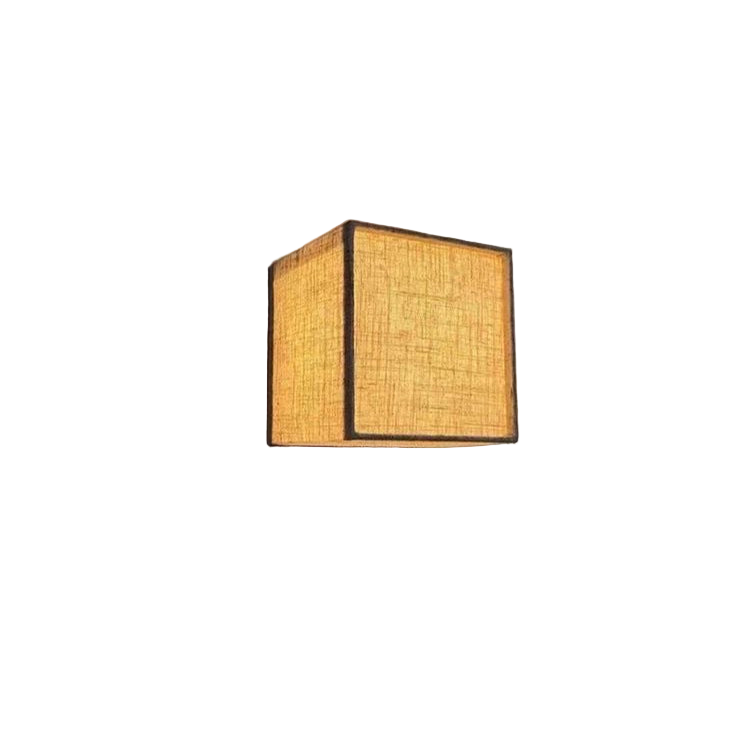 Simple Fabric Wall Lamp in Earthy Tone