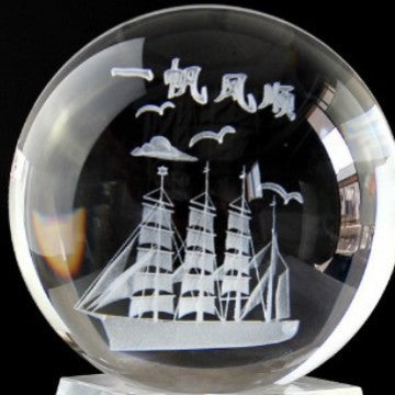 Shining Crystal Orb Decoration