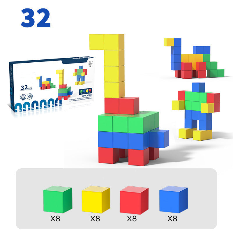 Fun Learning Magnetic Building Blocks Set - Luxicro