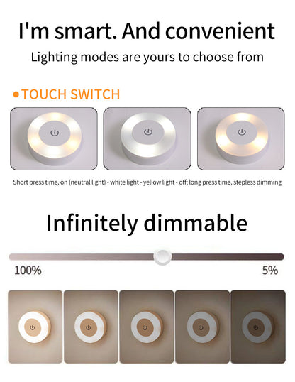 Automatic Plug-in LED Bedside Lamp