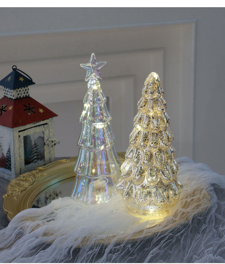 Tiny Glittering Christmas Tree Ornament