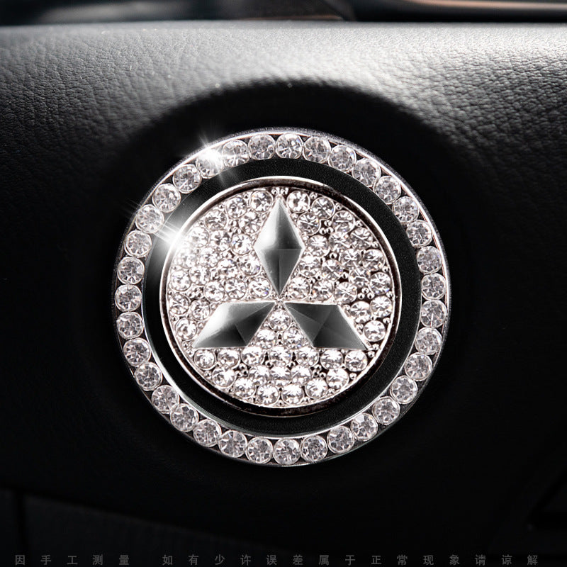 Sparkly Car Key Start Button Cover Ring