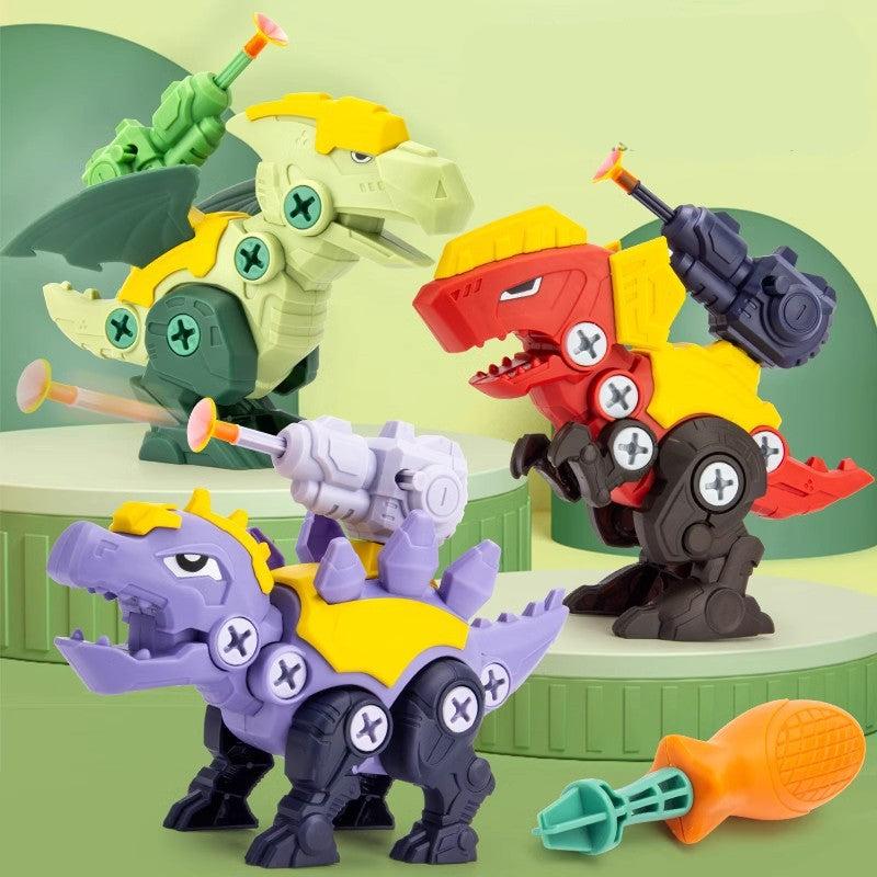 Fun Dino Toy Set with Suction Blaster