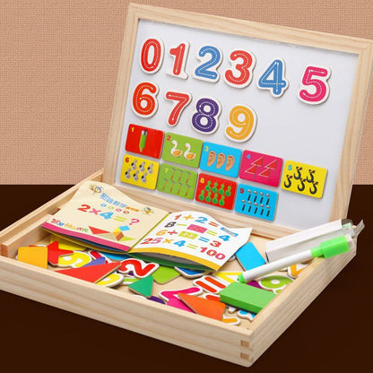 Reusable Double Sided Magnetic Chalkboard for Kids