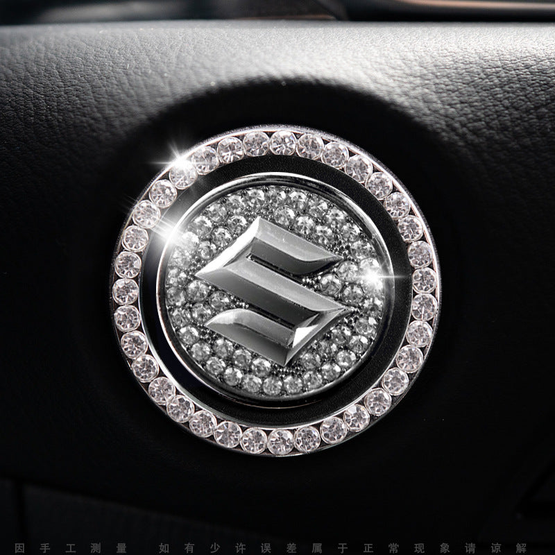 Sparkly Car Key Start Button Cover Ring