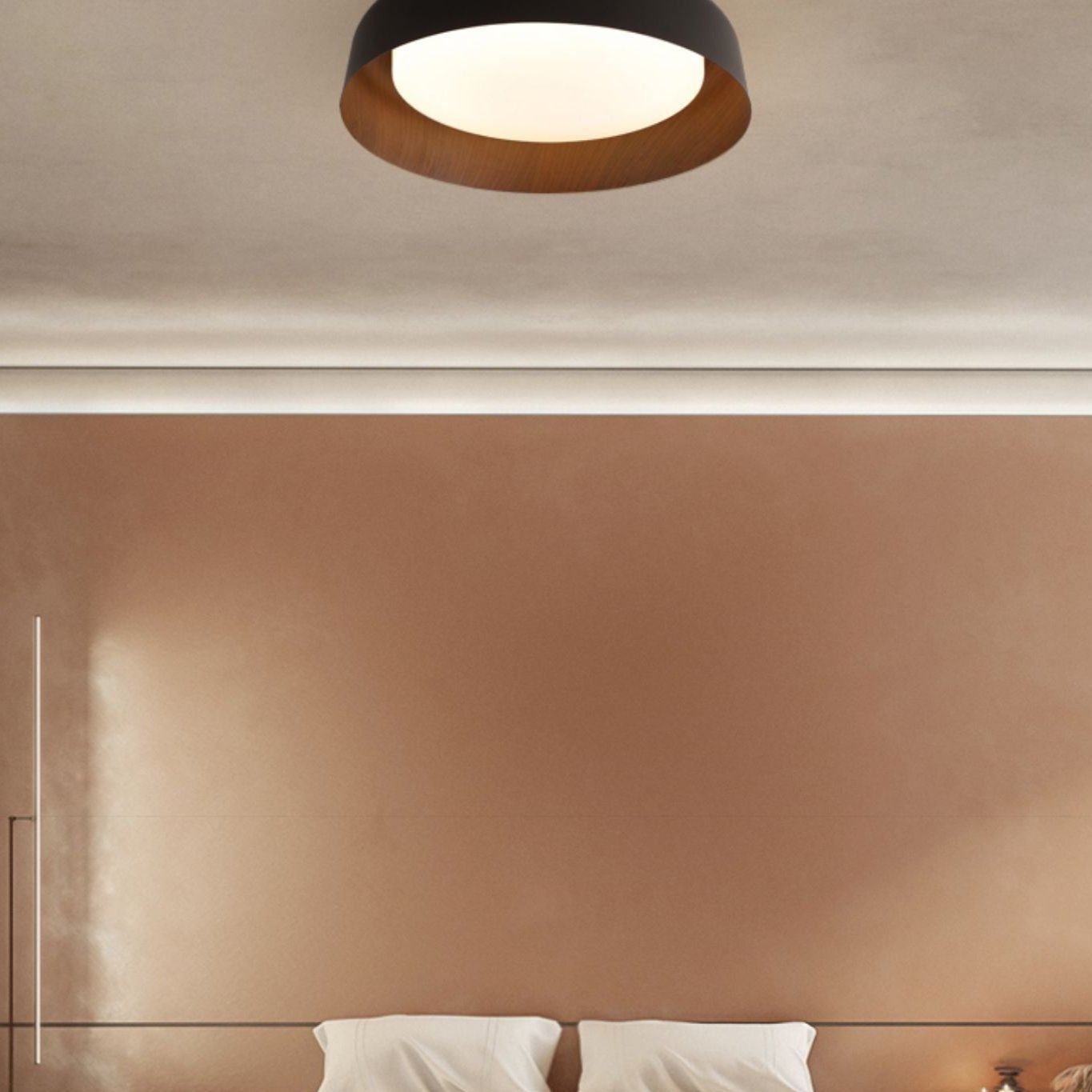 Rustic Wooden Style LED Table Lamp