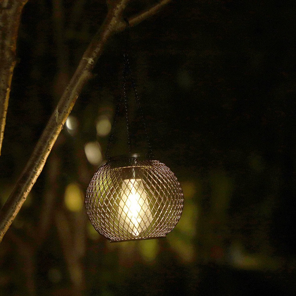 Weatherproof Outdoor Hanging Solar Lantern Light