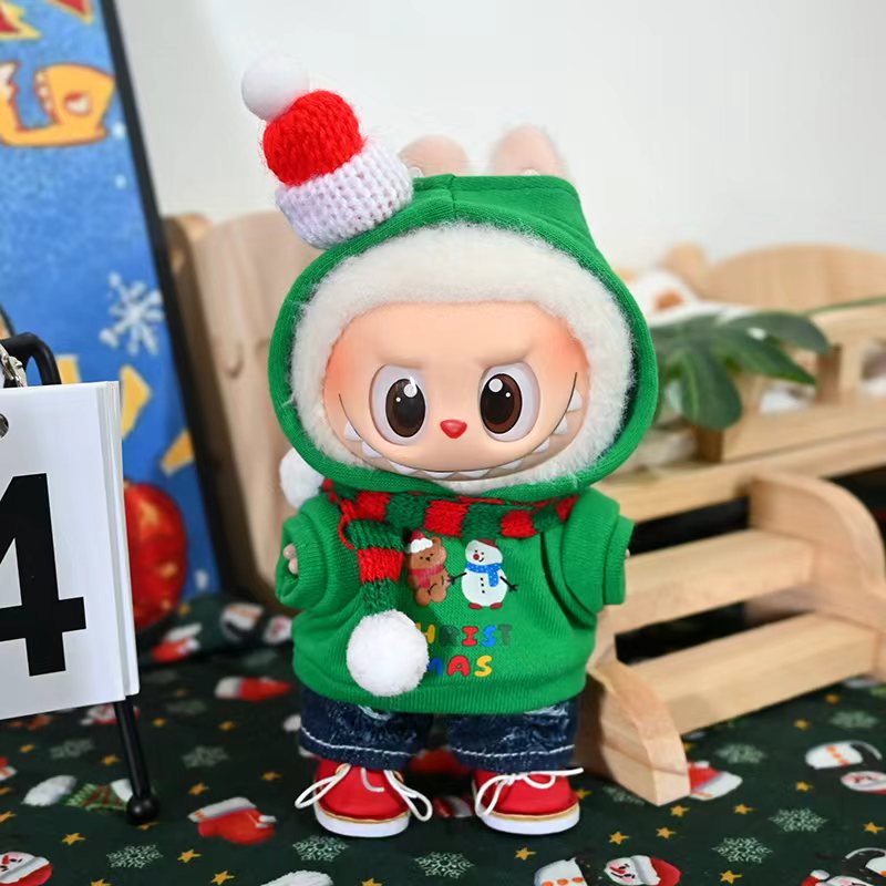Labubu Doll Winter Festive Sweatshirt Clothing