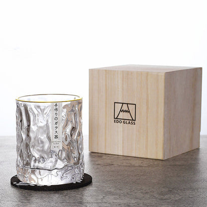 Luxury Cut Crystal Whisky Glass Set