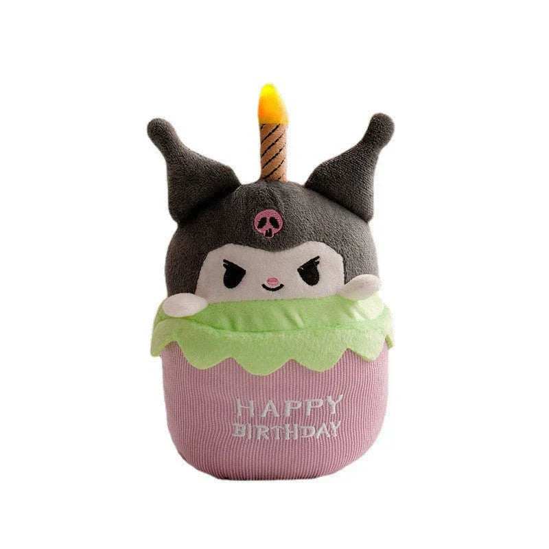 Fun Singing Birthday Cake Teddy Toy with Lights