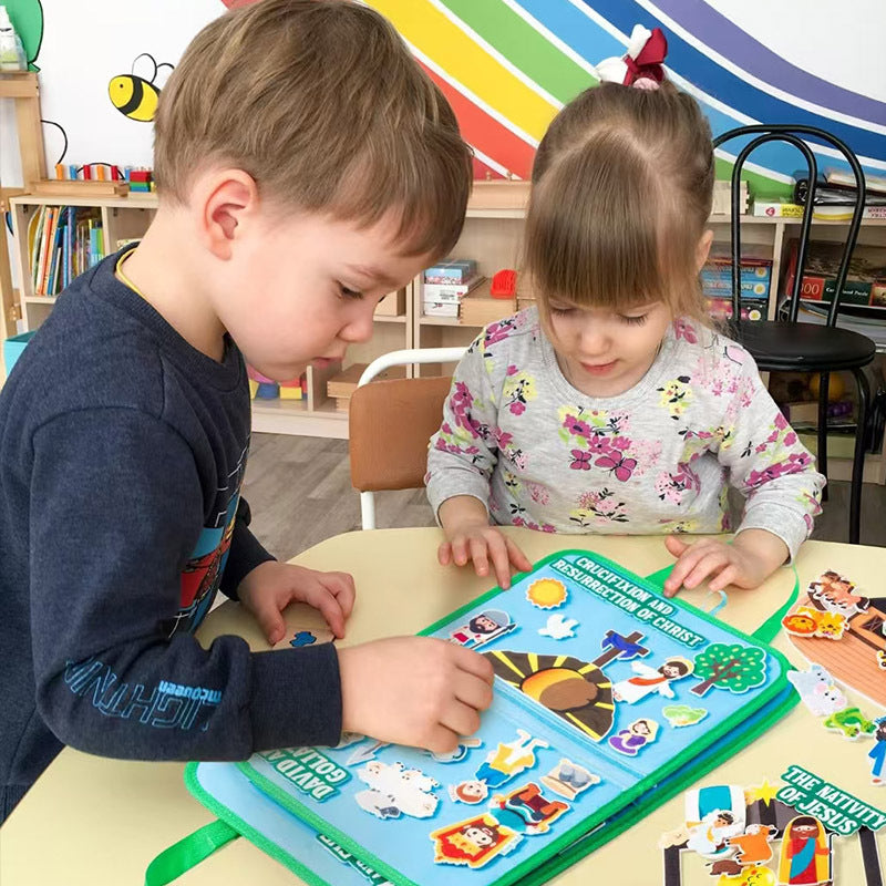 Interactive Learning Felt Book for Children - Luxicro