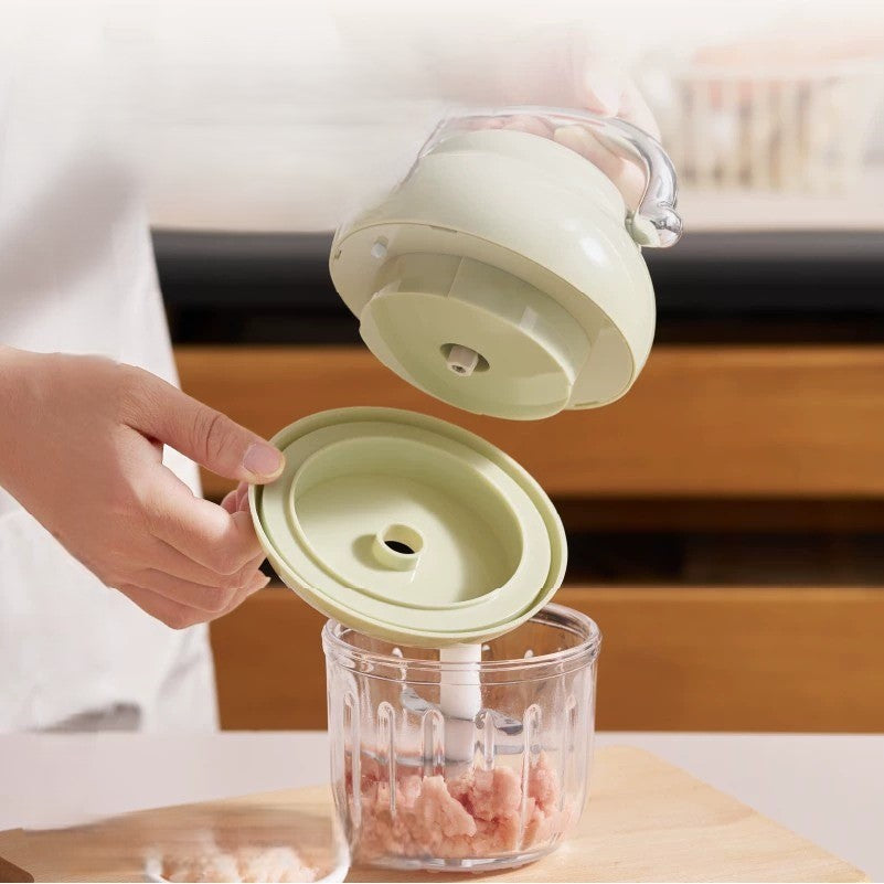 Mini Automatic Garlic Press Crusher
