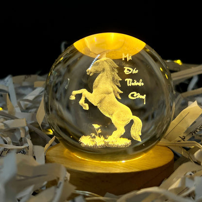 Shining Crystal Orb Decoration