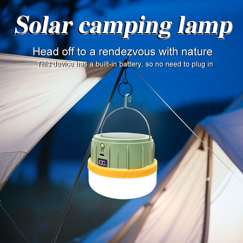 Compact Outdoor Solar Camping Lantern
