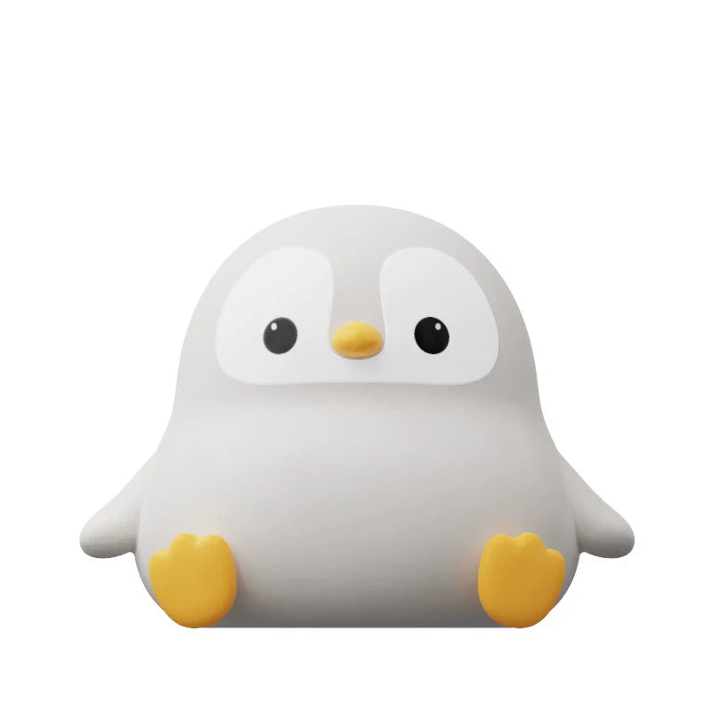 Cute Penguin Nursery Nightlight Silicone Plug