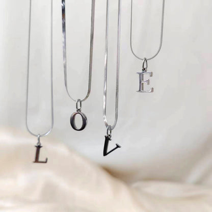 Classic Herringbone Link Chain Necklace