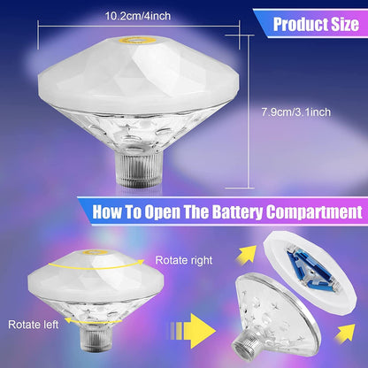 Vibrant Pool Float Lamp Waterproof LED Garden Light