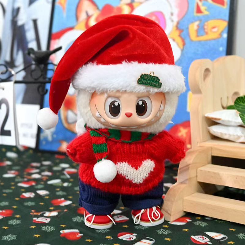 Labubu Doll Winter Festive Sweatshirt Clothing