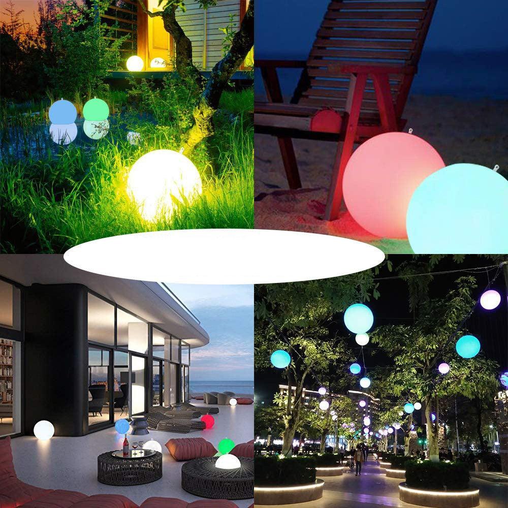Colorful LED Inflatable Beach Ball with Remote
