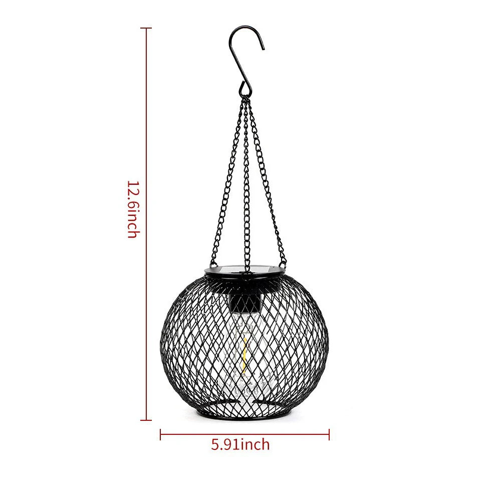 Weatherproof Outdoor Hanging Solar Lantern Light