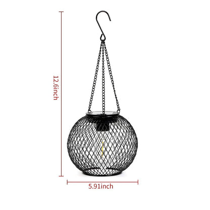 Weatherproof Outdoor Hanging Solar Lantern Light