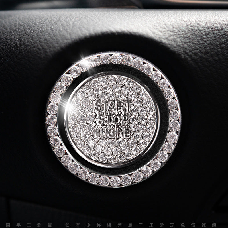 Sparkly Car Key Start Button Cover Ring
