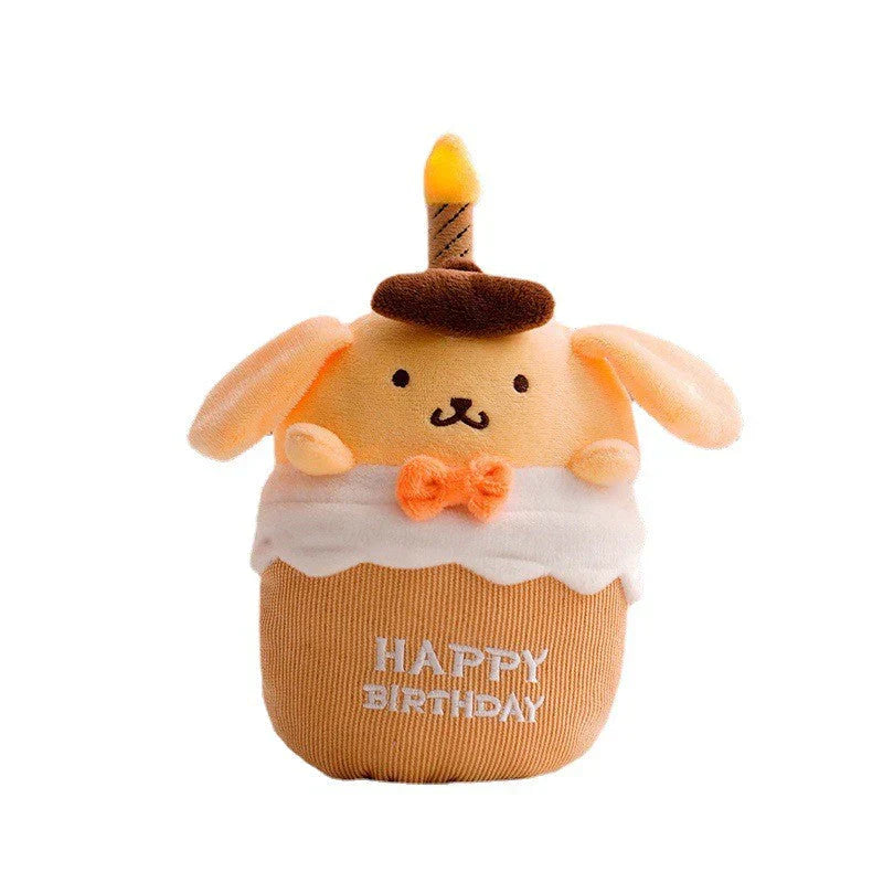 Fun Singing Birthday Cake Teddy Toy with Lights