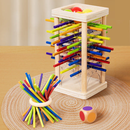 Fun Wooden Ball Maze Skill Toy