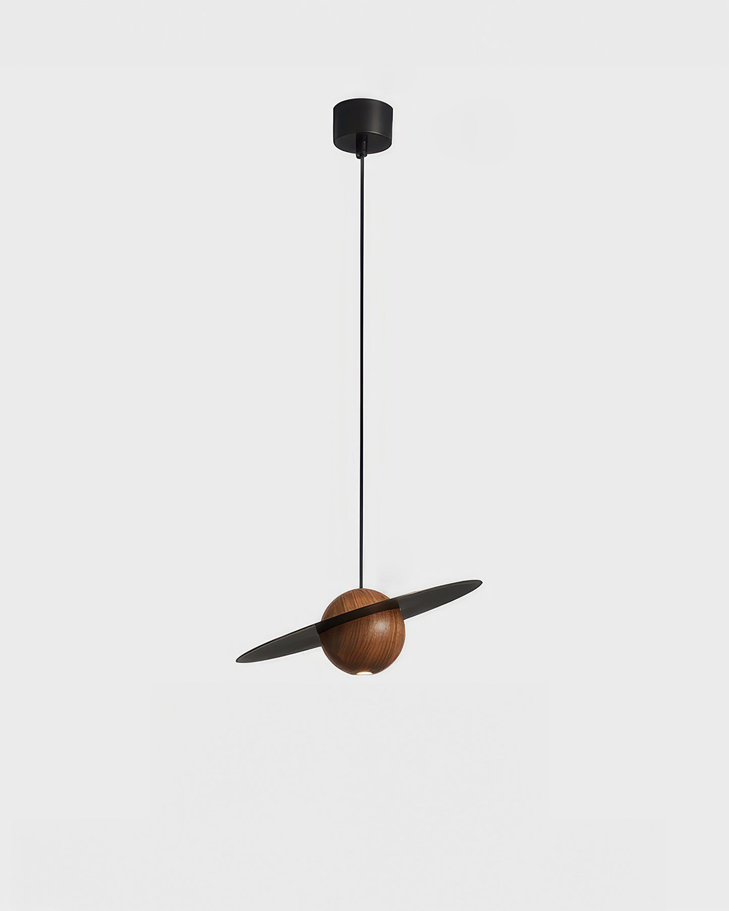 Vintage Brass Round Pendant Ceiling Light