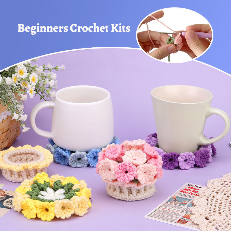 Vibrant Flower Pattern Coasters