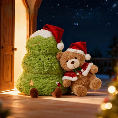 Cute Plush Christmas Teddy Bear - Luxicro