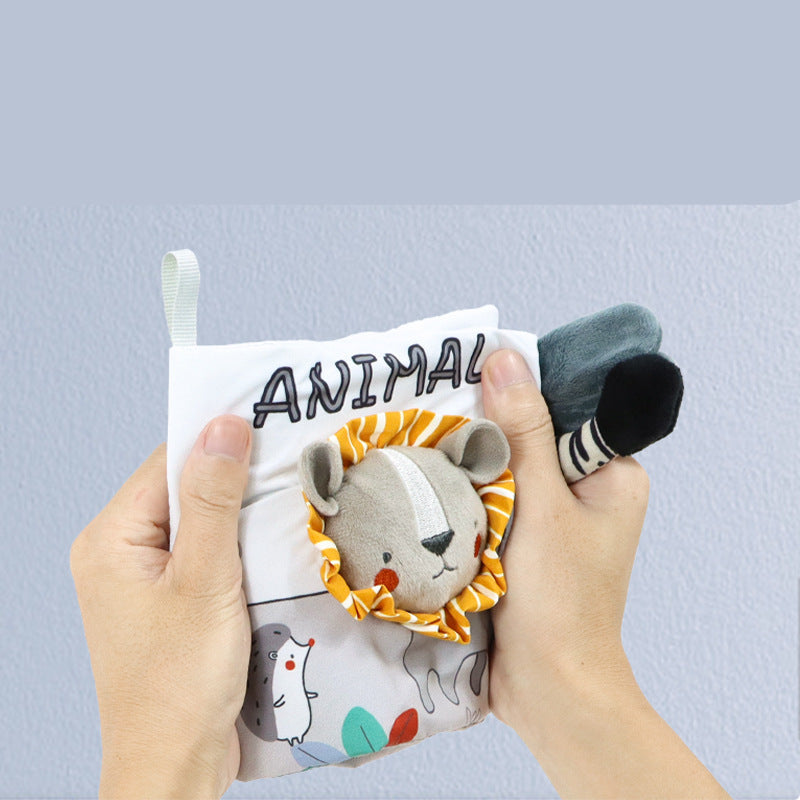 Cuddly Educational Children's Plush Book Toy