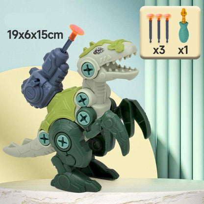 Exciting Dinosaur Building Play Set with Launcher