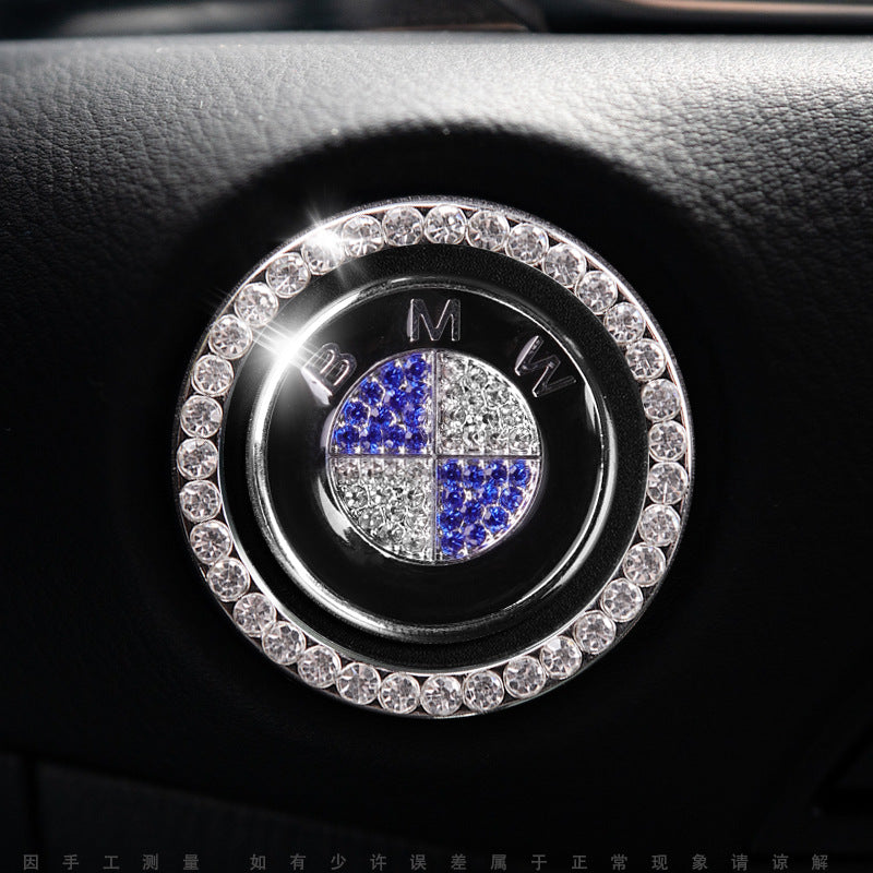 Sparkly Car Key Start Button Cover Ring